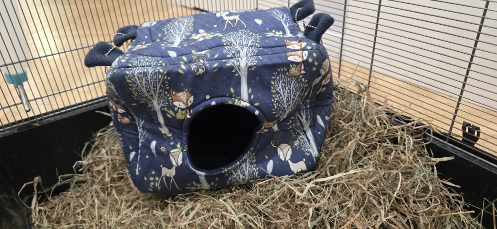 Miękki domek dla pieska preriowego